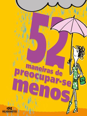 cover image of 52 maneiras de preocupar-se menos